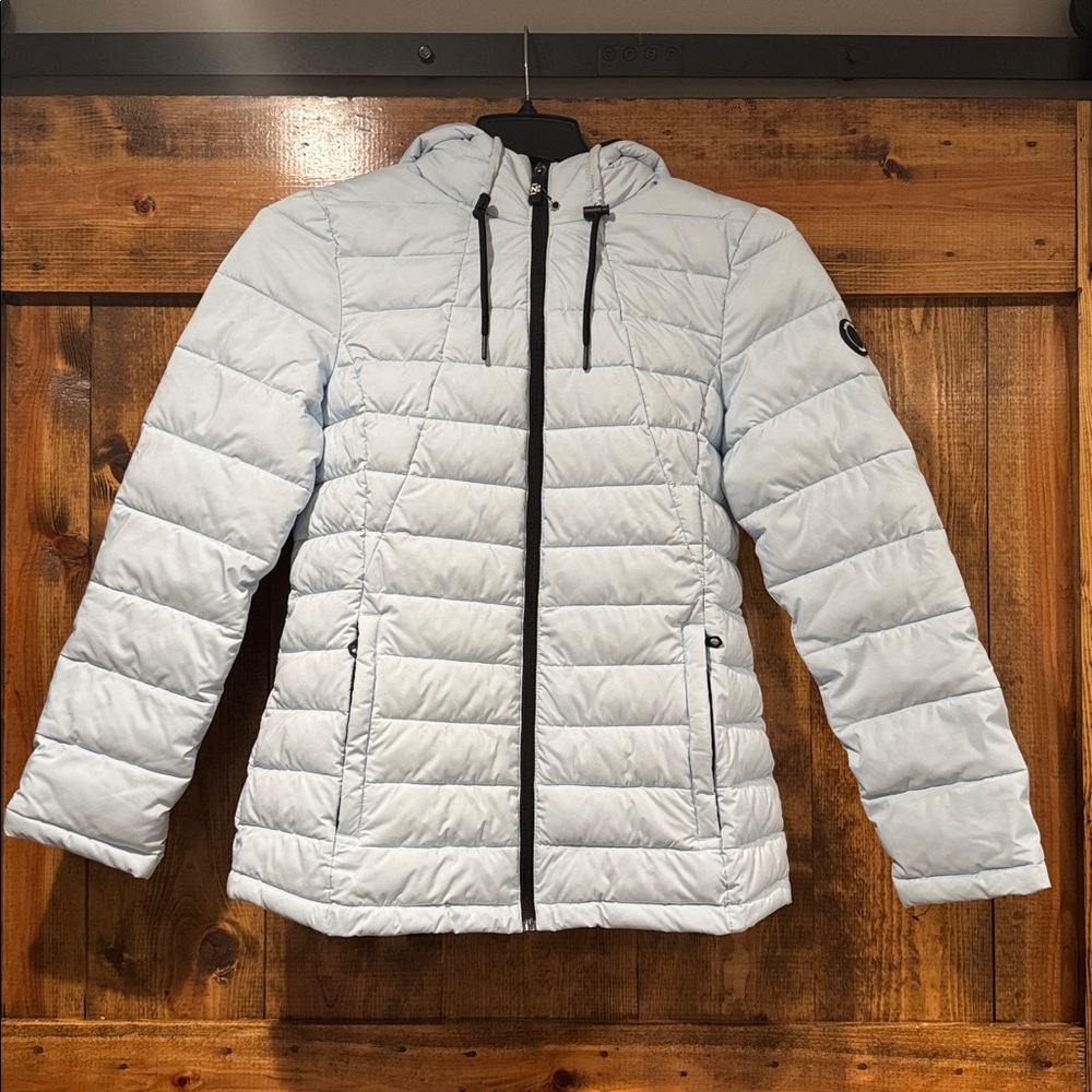 Ice Blue Nautica Puffer Coat Size Medium NEW